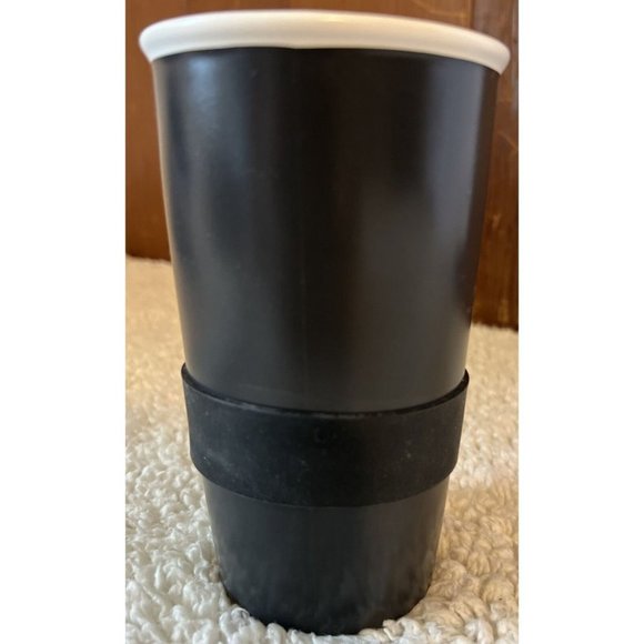 Black Starbucks Coffee Writable Ceramic 12 Oz Travel Tumbler w/Lid - No Pen 2016 - Picture 3 of 6
